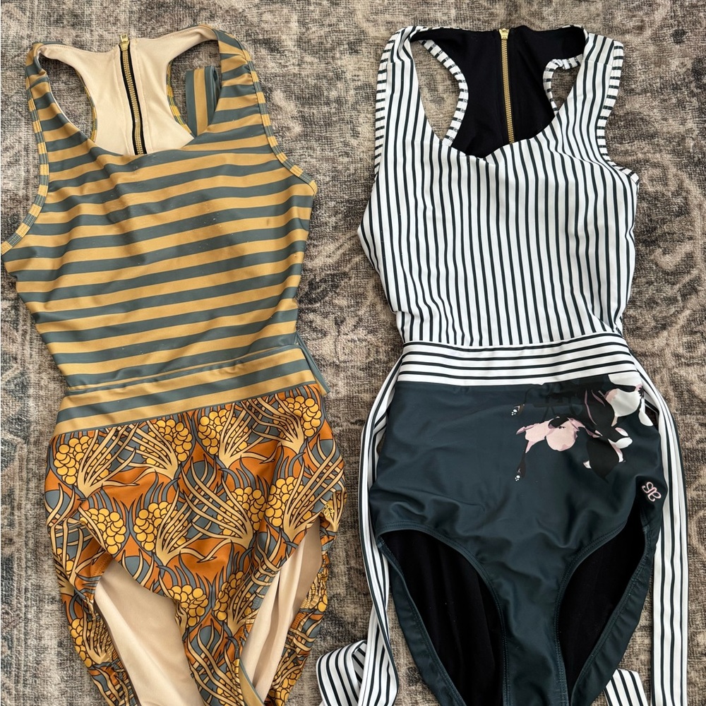 2 Albion one-piece swimsuits